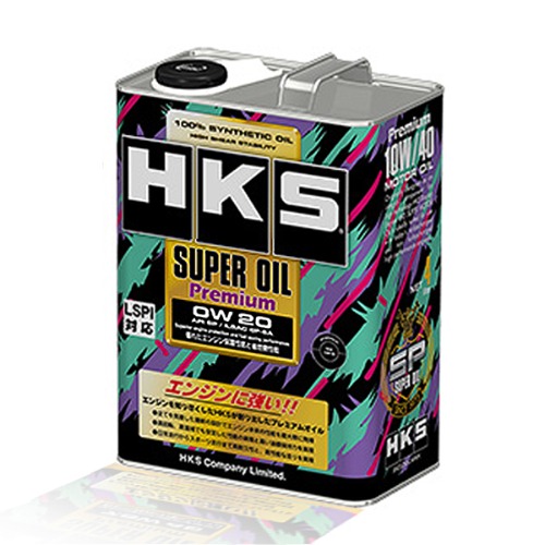 HKS 슈퍼 오일 프리미엄 0W20 4리터 가솔린 (API/SP)