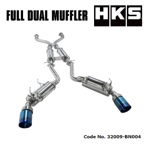 HKS 370Z 전용 FULL DUAL 머플러 모델연도 08/12~21/09 (32009-BN004)